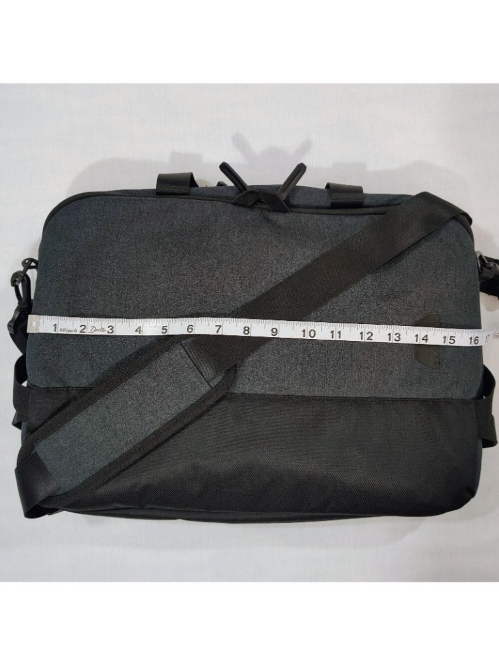 BagSmart Laptop Messenger Bag Briefcase Gray Black Digi Smart RFID Travel Office - Picture 11 of 16